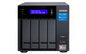 QNAP TVS-472XT-I3-4G/16TB-IWP NAS/storage server Tower Ethernet LAN Black i3-8100T