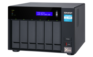 QNAP TVS-672X-I3-8G/12TB-EXOS NAS/storage server Tower Ethernet LAN Black i3-8100T