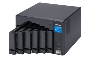 QNAP TVS-672XT NAS Tower Intel® Core™ i3 i3-8100T 8 GB DDR4 12 TB HDD QNAP Turbo System Black