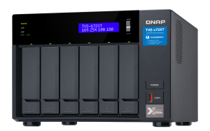 QNAP TVS-672XT NAS Tower Intel® Core™ i3 i3-8100T 8 GB DDR4 12 TB HDD QNAP Turbo System Black