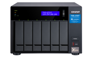 QNAP TVS-672XT NAS Tower Intel® Core™ i3 i3-8100T 8 GB DDR4 24 TB HDD QNAP Turbo System Black