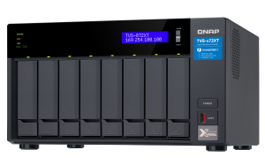 QNAP TVS-872XT-i5-16G 16TB (Seagate Exos) 8-Bay NAS; Intel core i5-8400T 6-core 1.7 GHz Processor(max 3.3 Tower Ethernet LAN Black