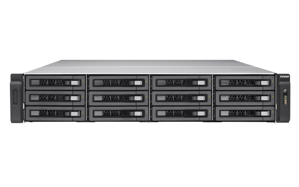 QNAP TVS-EC1280U-SAS-RP R2 NAS Rack (2U) Ethernet LAN Black E3-1246V3