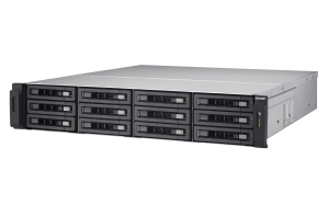 QNAP TVS-EC1280U-SAS-RP R2 NAS Rack (2U) Ethernet LAN Black E3-1246V3