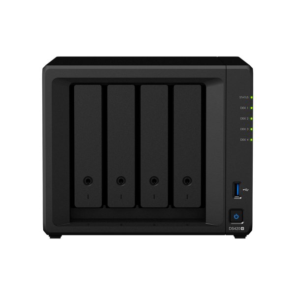 QNAP DS420+ NAS Compact Intel® Celeron® J4025 2 GB DDR4 32 TB HDD Black