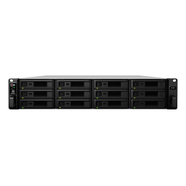 Synology UC3200 SAN Rack (2U) Intel® Xeon® D D-1521 8 GB DDR4 144 TB HDD Black, Grey