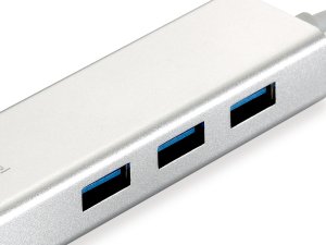 LevelOne Gigabit USB Network Adapter, USB Hub