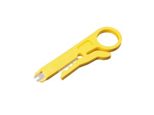 Equip Punch Down Tool with Wire Stripper