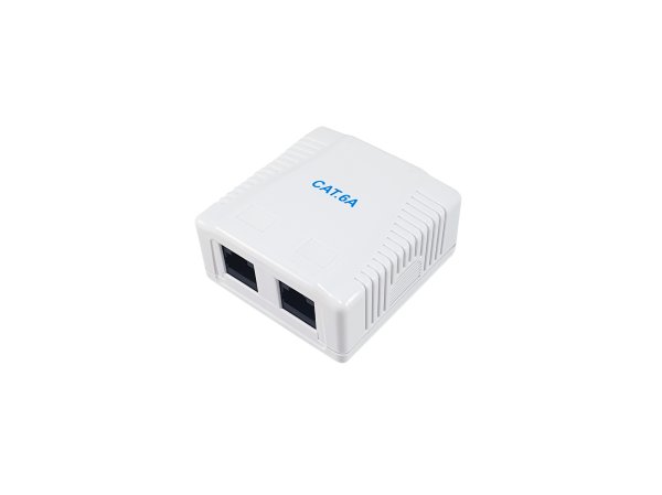 Equip 2-Port Cat.6A Surface Mount Box