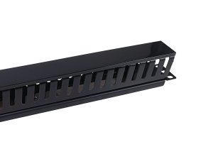 Equip 19" Rack Mount Cable Management Panel, Black