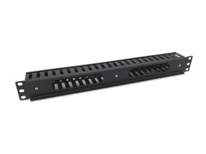 Equip 19" Rack Mount Cable Management Panel, Black