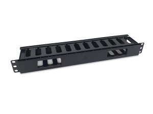 Equip 19" Rack Mount Cable Management Panel, Black