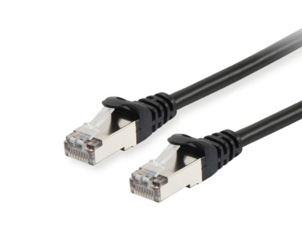 Equip Cat.6 S/FTP Patch Cable, 0.15m, Black