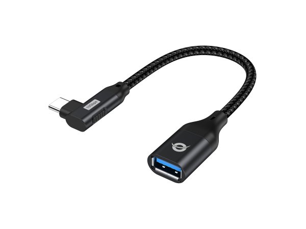 Conceptronic ABBY19B USB 3.2 Gen 2 90° angled to USB-A OTG Adapter