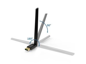 Conceptronic ABBY17B Long Range Bluetooth 5.3 USB Adapter, External Antenna