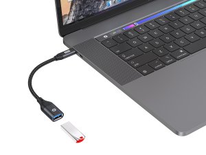 Conceptronic ABBY18B USB 3.2 Gen 2 to USB-A OTG Adapter