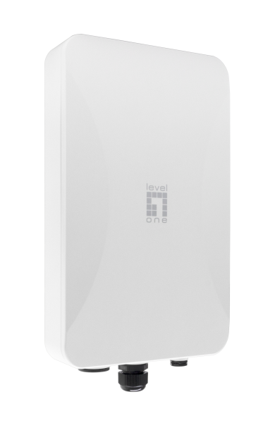 LevelOne AX3000 Dual Band Wi-Fi 6 Outdoor PoE Wireless Access Point, Omni-directional