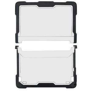 Techair TACHS006 Protective Hard Shell case for Lenovo 100e/100w/300e/300w 4th Gen Chromebook, 11.6 black/clear