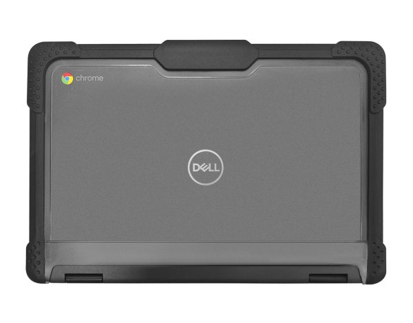 Techair TACHS007 Protective Hard Shell case for Dell 3100/3110 Clamshell & Touschscreen 2 in 1 Chromebook, 11.6 black/clear