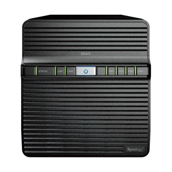Synology DiskStation DS423 NAS Desktop Realtek RTD1619B 2 GB DDR4 64 TB HDD DiskStation Manager Black