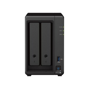 Synology DiskStation DS723+ NAS Desktop Ryzen Embedded R1600 2 GB DDR4 32 TB HDD DiskStation Manager Black