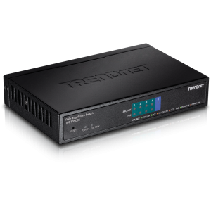 Trendnet TPE-TG50ES network switch Managed Gigabit Ethernet (10/100/1000) Power over Ethernet (PoE) Black