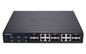 QNAP QSW-1208-8C network switch Unmanaged Black