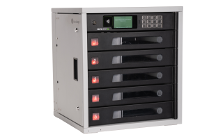 LocknCharge FUYL Tower 5 Portable device management cabinet Black, Grey