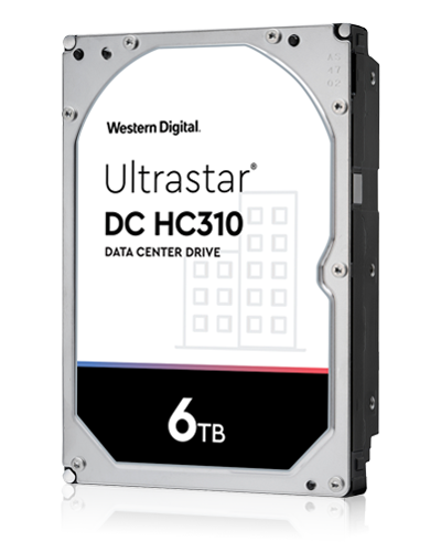 Western Digital Ultrastar DC HC310 internal hard drive 6 TB 7200 RPM 256 MB 3.5" SAS