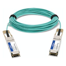 Huawei 02311KNQ-7M Compatible TAA Compliant 100GBase-AOC QSFP28 Active Optical Cable (850nm, MMF, 7m)