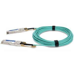 Brocade (Formerly) 100G-QSFP-QSFP-AOC-0101 Compatible TAA Compliant 100GBase-AOC QSFP28 Active Optical Cable (850nm, MMF, 1m)