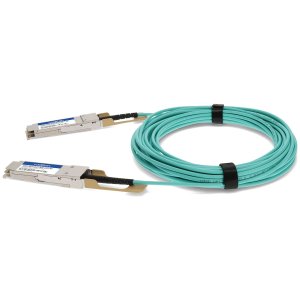 Brocade (Formerly) 100G-QSFP-QSFP-AOC-0301 Compatible TAA Compliant 100GBase-AOC QSFP28 Active Optical Cable (850nm, MMF, 3m)