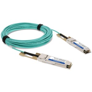 Brocade (Formerly) 100G-QSFP-QSFP-AOC-0501 Compatible TAA Compliant 100GBase-AOC QSFP28 Active Optical Cable (850nm, MMF, 5m)