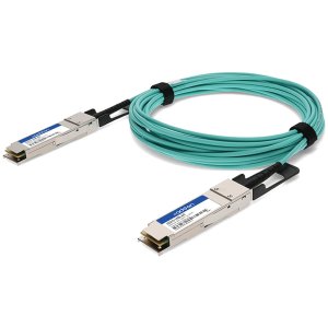 Extreme Networks® 10315-15M Compatible TAA Compliant 40GBase-AOC QSFP+ Active Optical Cable (850nm, MMF, 15m)