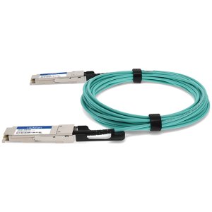 Extreme Networks® 10315-15M Compatible TAA Compliant 40GBase-AOC QSFP+ Active Optical Cable (850nm, MMF, 15m)