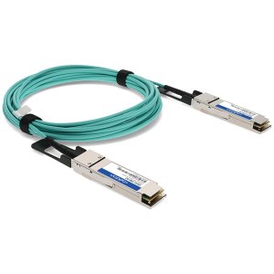 Extreme Networks® 10315-15M Compatible TAA Compliant 40GBase-AOC QSFP+ Active Optical Cable (850nm, MMF, 15m)