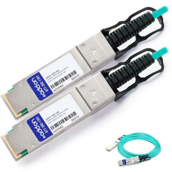 AddOn Networks 10521-AOC-AO InfiniBand/fibre optic cable 3 m SFP28 Cyan