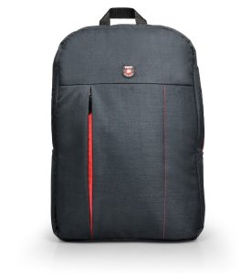 Port Designs Portland backpack Casual backpack Black, Red Linen, Polyester