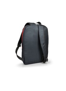 Port Designs Portland backpack Casual backpack Black, Red Linen, Polyester