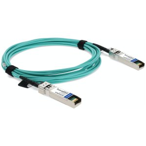 Brocade (Formerly) 10GE-SFPP-AOC-0901 Compatible TAA Compliant 10GBase-AOC SFP+ to SFP+ Active Optical Cable (850nm, MMF, 9m)