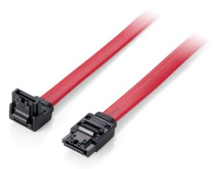 Equip SATA III Cable, Angled, 0.5m