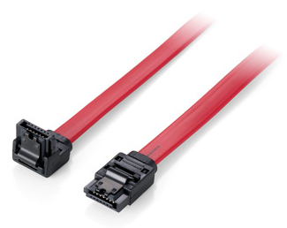 Equip SATA III Cable, Angled, 1m