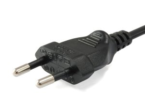 High Quality Power Cord,C7 to 2pin Euro, 3.0M, Black