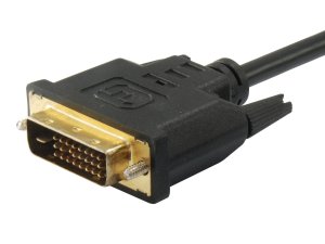 DVI-D Single Link to HDMI Adapter Cable, 2.0m