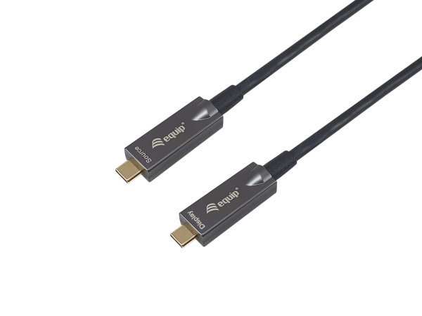 Equip USB-C to C Active Optical Cable, M/M, 5.0m, PD 60W, 4K/60Hz, 10Gbps, Video+Data+PD