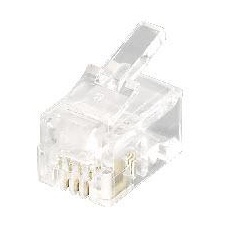 Modular Plug, 4P4C, 100 pcs