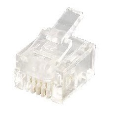 Modular Plug, 6P4C, 100 pcs
