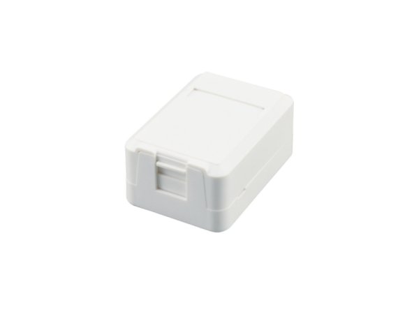 1-Port Keystone Jack Surface Mount Box