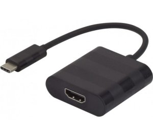 USB-C - HDMI, M/F, 4K, 60 Hz, Black