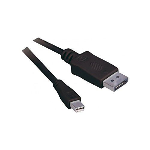 2 m Mini DisplayPort to DisplayPort 1.1 Cord - Black